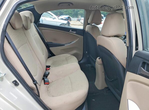 KMHCT4AE1HU264379 2017 HYUNDAI ACCENT Бежевый Вид задних сидений