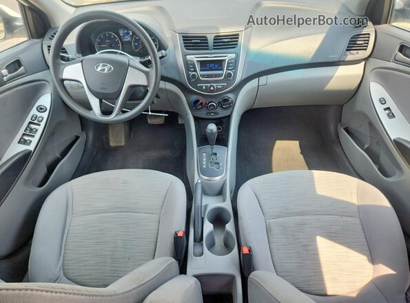 KMHCT4AE1HU272336 2017 HYUNDAI ACCENT White Առջևի վահանակի տեսք
