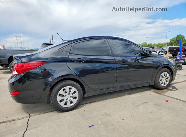 KMHCT4AE2GU066506 2016 HYUNDAI ACCENT Black Задня права чверть