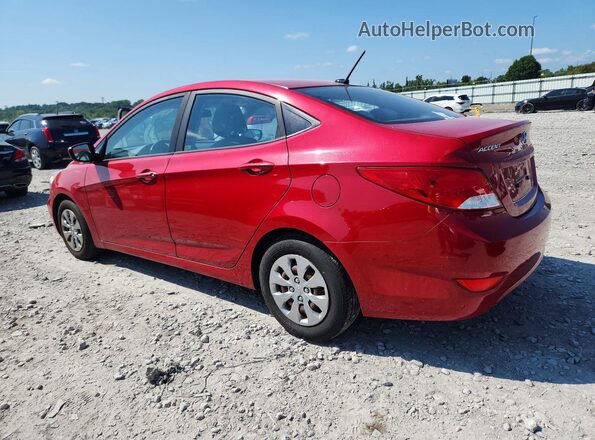 KMHCT4AE2GU089641 2016 HYUNDAI ACCENT Красный Задняя левая четверть