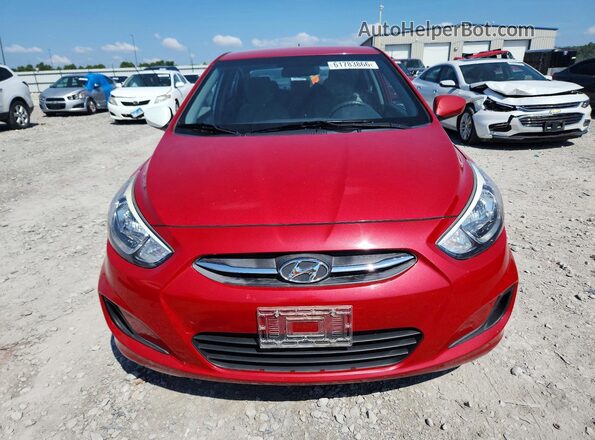 KMHCT4AE2GU089641 2016 HYUNDAI ACCENT Красный Вид спереди