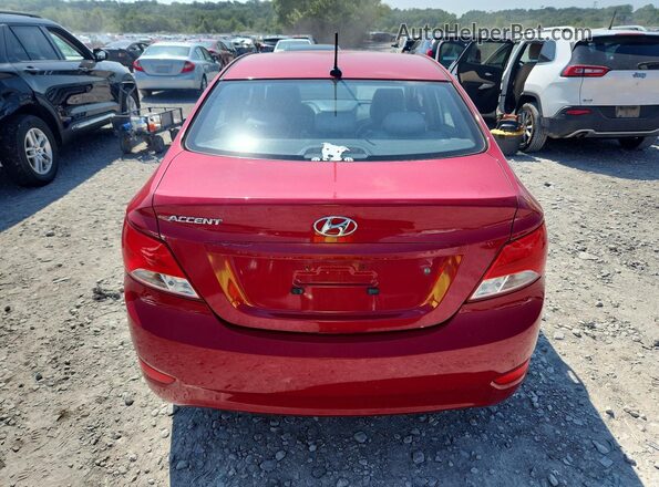 KMHCT4AE2GU089641 2016 HYUNDAI ACCENT Красный Вид сзади