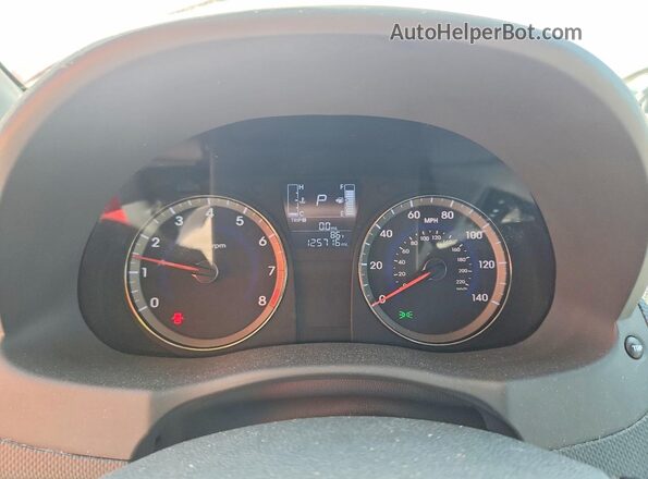 KMHCT4AE2GU089641 2016 HYUNDAI ACCENT Красный Вид щитка приборов
