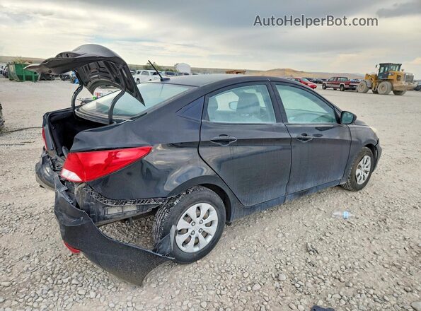 KMHCT4AE2GU117700 2016 HYUNDAI ACCENT Black Задня права чверть