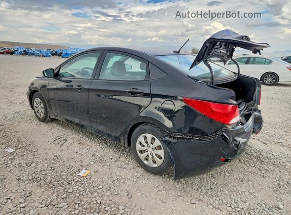 KMHCT4AE2GU117700 2016 HYUNDAI ACCENT Black Задня ліва чверть