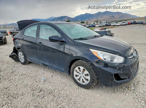 KMHCT4AE2GU117700 2016 HYUNDAI ACCENT Black Передня права чверть