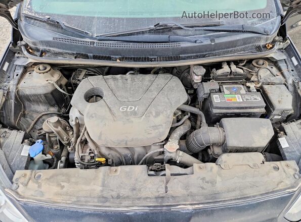 KMHCT4AE2GU117700 2016 HYUNDAI ACCENT Black Вид задньої частини салону