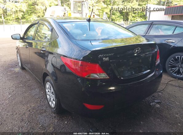 KMHCT4AE2GU136585 2016 HYUNDAI ACCENT Черный Задняя левая четверть