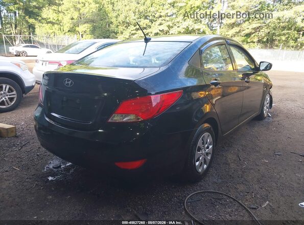 KMHCT4AE2GU136585 2016 HYUNDAI ACCENT Черный Задняя правая четверть