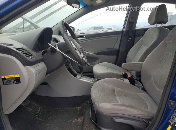 KMHCT4AE2GU963499 2016 HYUNDAI ACCENT Blue Սալոնի դիմացի տեսք