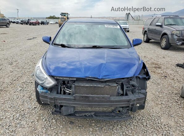 KMHCT4AE2GU963499 2016 HYUNDAI ACCENT Blue Դիմացի տեսք