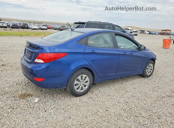 KMHCT4AE2GU963499 2016 HYUNDAI ACCENT Blue Հետևի աջ