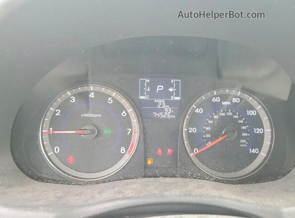 KMHCT4AE2GU963499 2016 HYUNDAI ACCENT Blue Սարքավորումների վահանակի տեսք