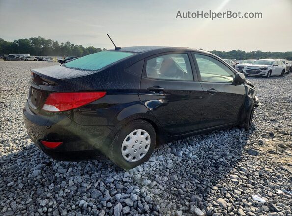 KMHCT4AE2HU176022 2017 HYUNDAI ACCENT Black Tył prawy