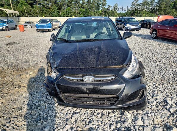 KMHCT4AE2HU176022 2017 HYUNDAI ACCENT Black Widok z przodu