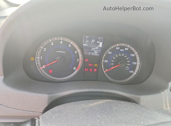 KMHCT4AE2HU176022 2017 HYUNDAI ACCENT Black Widok zestawu wskaźników