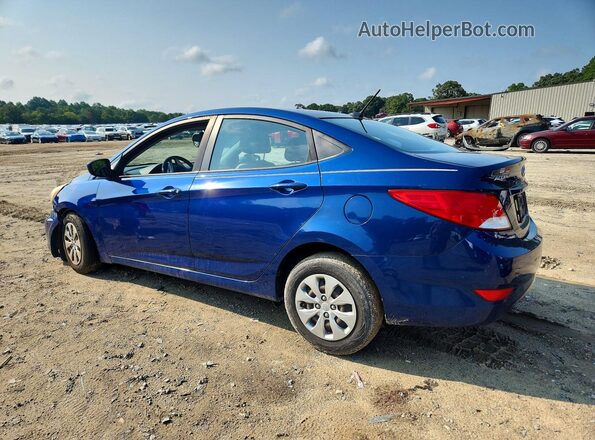 KMHCT4AE2HU308700 2017 HYUNDAI ACCENT Blue Հետևի ձախ