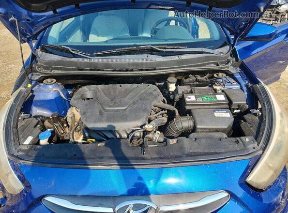 KMHCT4AE2HU308700 2017 HYUNDAI ACCENT Blue Սալոնի հետևի տեսք