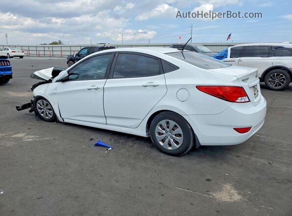 KMHCT4AE2HU334665 2017 HYUNDAI ACCENT White Задня ліва чверть