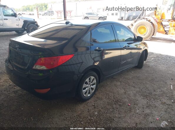 KMHCT4AE2HU355550 2017 HYUNDAI ACCENT Black Հետևի աջ