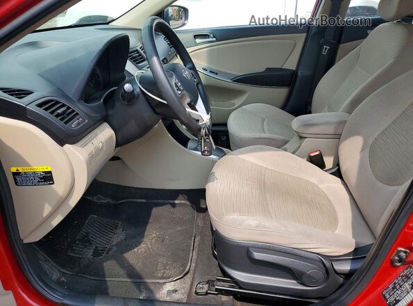 KMHCT4AE2HU373790 2017 HYUNDAI ACCENT Red Vista interior delantera