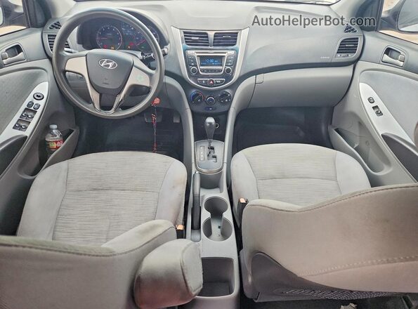 KMHCT4AE2HU379038 2017 HYUNDAI ACCENT White Вид панелі приладів