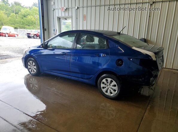 KMHCT4AE3GU025480 2016 HYUNDAI ACCENT Blue უკანა მარცხენა