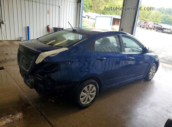 KMHCT4AE3GU025480 2016 HYUNDAI ACCENT Blue უკანა მარჯვენა