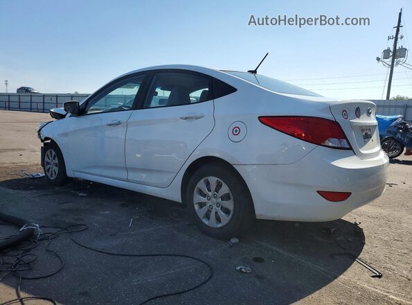 KMHCT4AE3GU045180 2016 HYUNDAI ACCENT White Задня ліва чверть