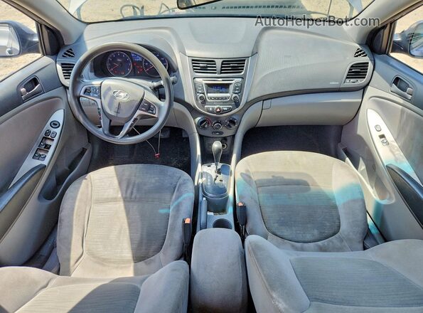 KMHCT4AE3GU049150 2016 HYUNDAI ACCENT Gray Vista del salpicadero