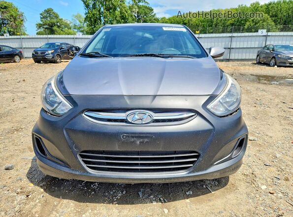 KMHCT4AE3GU049150 2016 HYUNDAI ACCENT Gray Vista frontal