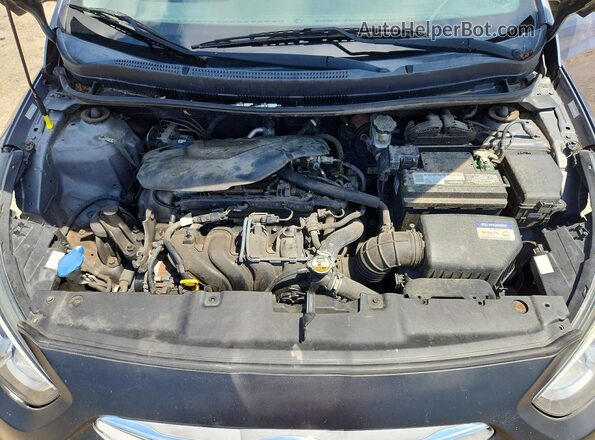 KMHCT4AE3GU049150 2016 HYUNDAI ACCENT Gray Vista interior trasera
