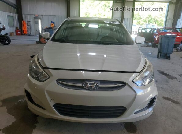 KMHCT4AE3GU060682 2016 HYUNDAI ACCENT Cream Вид спереду