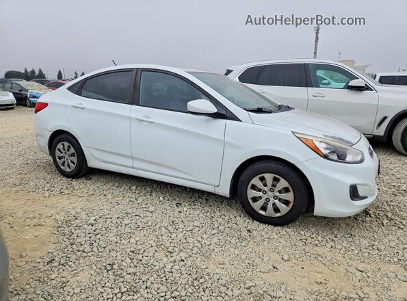 KMHCT4AE3GU105748 2016 HYUNDAI ACCENT Белый Передняя правая четверть