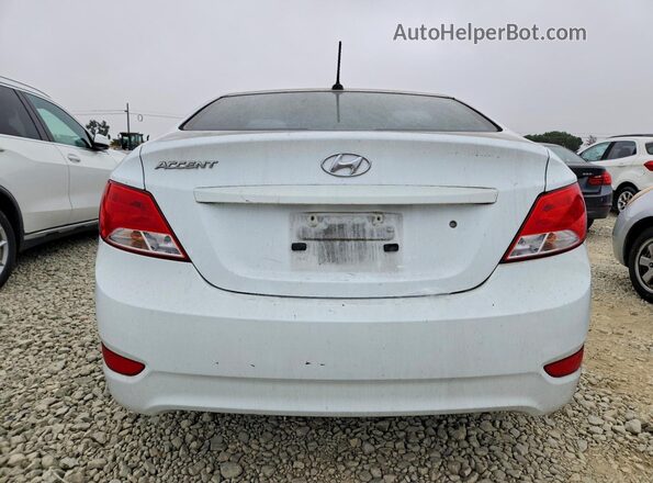 KMHCT4AE3GU105748 2016 HYUNDAI ACCENT Белый Вид сзади
