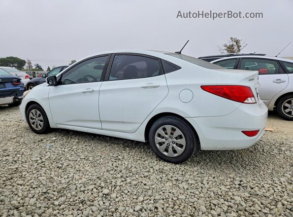 KMHCT4AE3GU105748 2016 HYUNDAI ACCENT Белый Задняя левая четверть