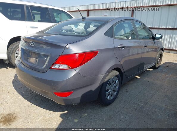 KMHCT4AE3GU124333 2016 HYUNDAI ACCENT Silver Rear right