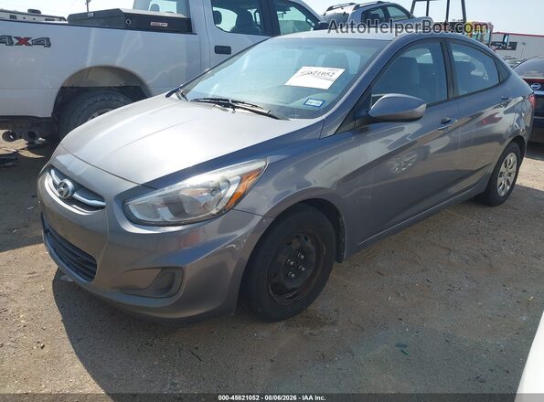 KMHCT4AE3GU124333 2016 HYUNDAI ACCENT Silver Front left