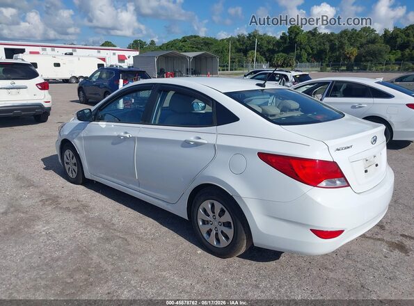 KMHCT4AE3GU139463 2016 HYUNDAI ACCENT Белый Задняя левая четверть