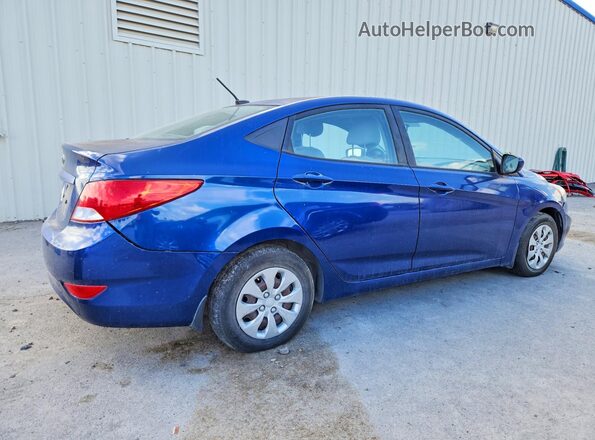 KMHCT4AE3GU153945 2016 HYUNDAI ACCENT Blue უკანა მარჯვენა
