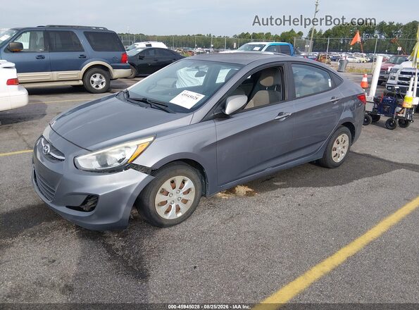 KMHCT4AE3GU960160 2016 HYUNDAI ACCENT Gray Przód lewy