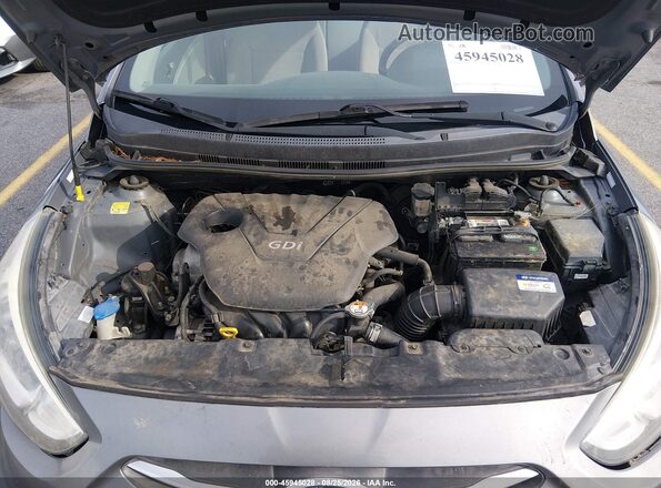 KMHCT4AE3GU960160 2016 HYUNDAI ACCENT Gray Widok z tyłu