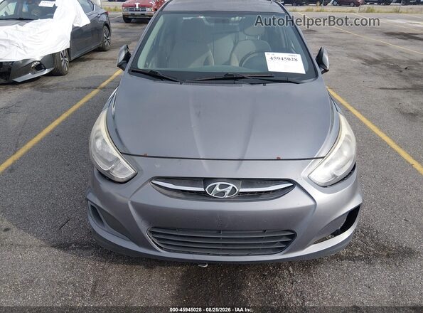 KMHCT4AE3GU960160 2016 HYUNDAI ACCENT Gray Widok z przodu