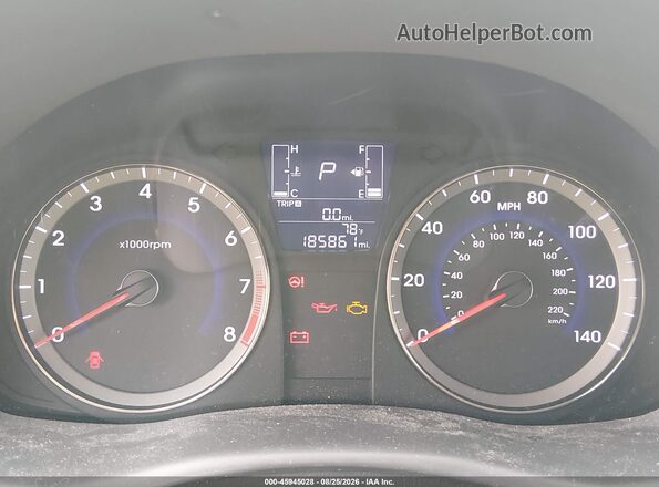 KMHCT4AE3GU960160 2016 HYUNDAI ACCENT Gray Widok tylnych siedzeń
