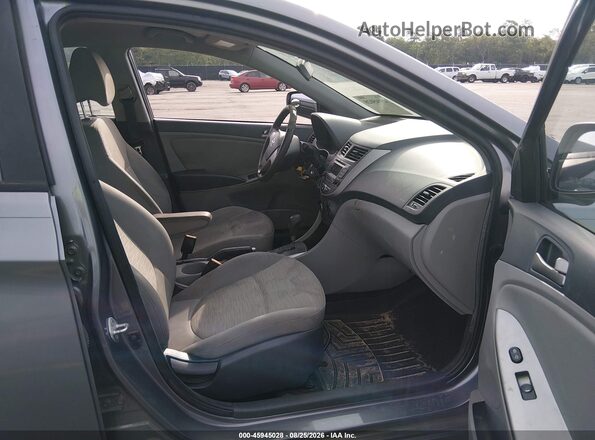 KMHCT4AE3GU960160 2016 HYUNDAI ACCENT Gray Widok wnętrza z przodu