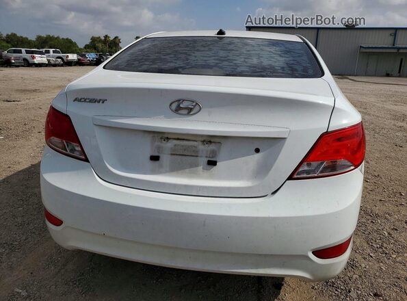 KMHCT4AE3GU970168 2016 HYUNDAI ACCENT White Widok z tyłu