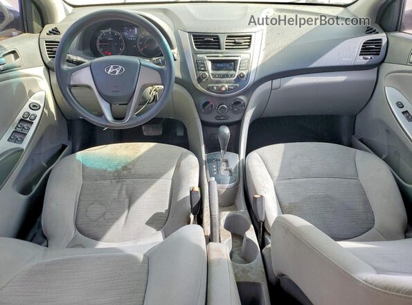 KMHCT4AE3GU970168 2016 HYUNDAI ACCENT White Widok deski rozdzielczej