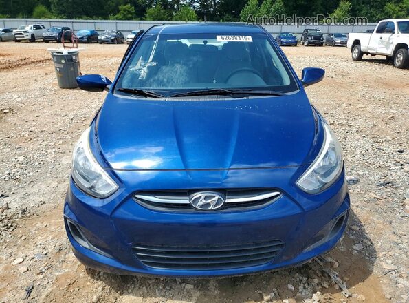 KMHCT4AE3GU975841 2016 HYUNDAI ACCENT Blue Вид спереду