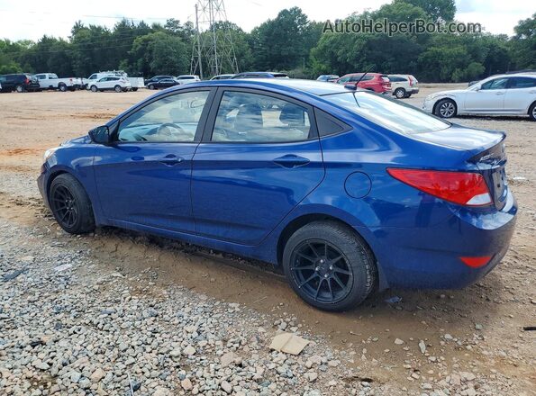 KMHCT4AE3GU975841 2016 HYUNDAI ACCENT Blue Задня ліва чверть