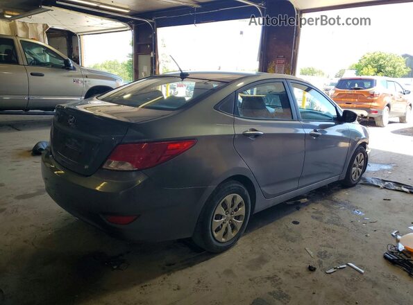 KMHCT4AE3GU997628 2016 HYUNDAI ACCENT Gray უკანა მარჯვენა